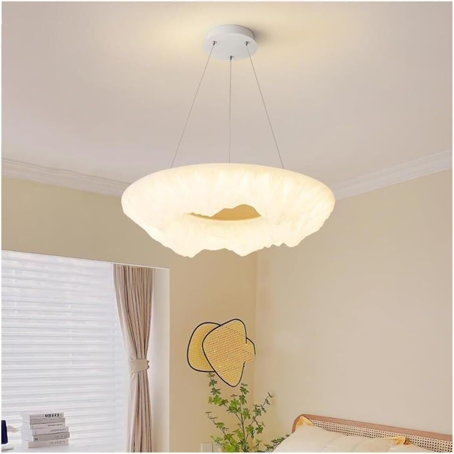 Lustre LED de plafond moderne en acrylique premium au design rond épuré