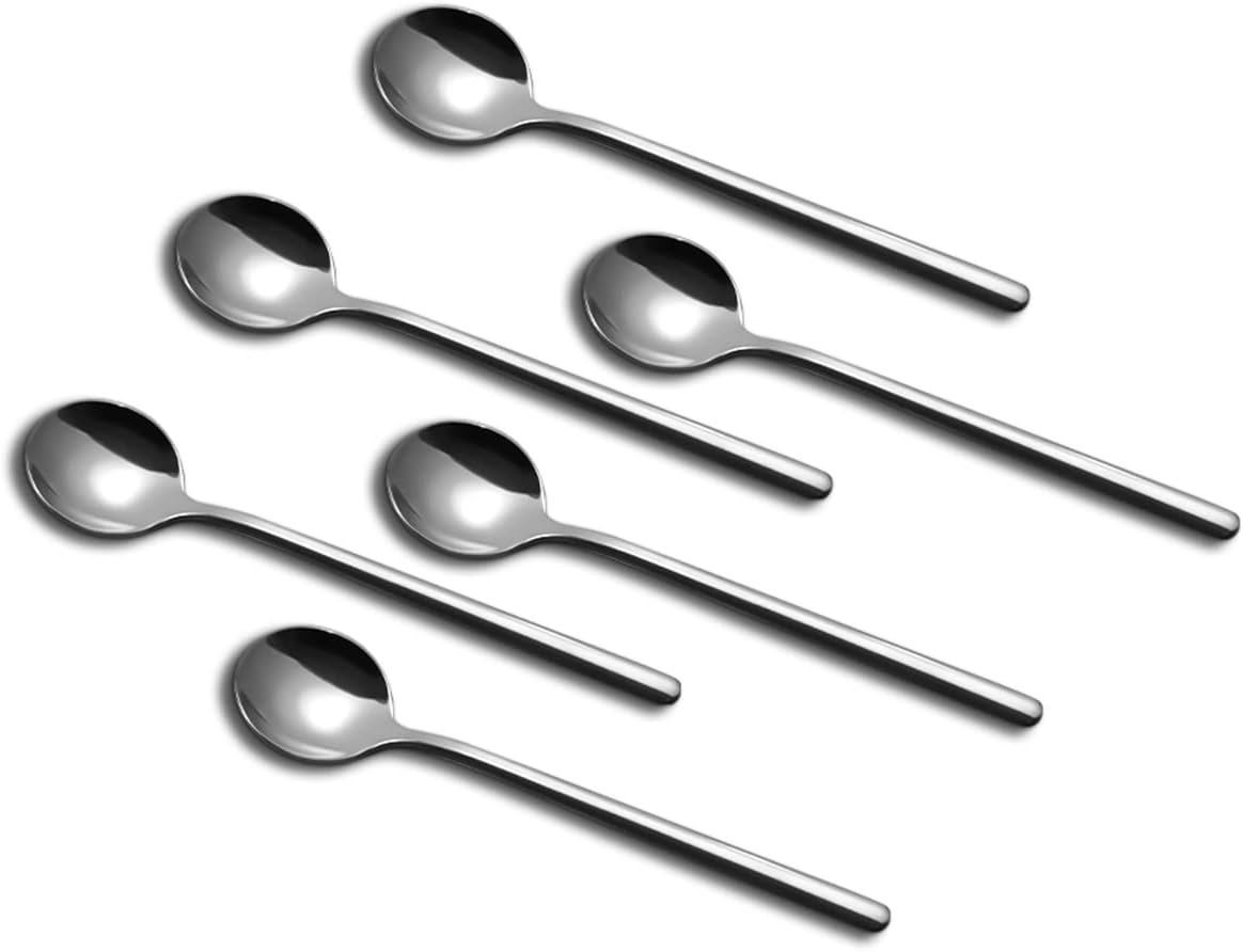 Espresso Spoons Set of 6,Mini Coffee Spoon 5.1 inch 18/10