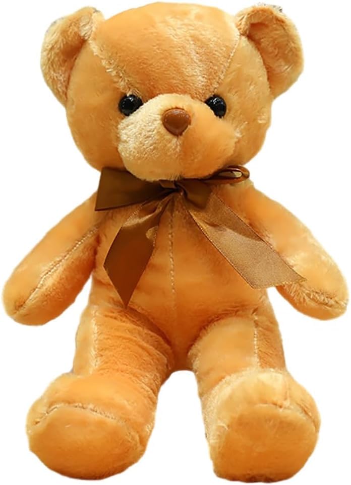 Teddy Bear Stuffed Animals, 12 Inches Teddy Bear Plush Toy Birthday Christmas Valentine’s Day Gift for Kids Girlfriend (Brown)