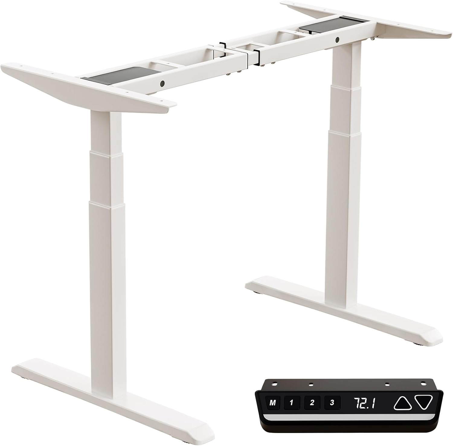 Okin Dual Motor Electric Standing Desk Frame components