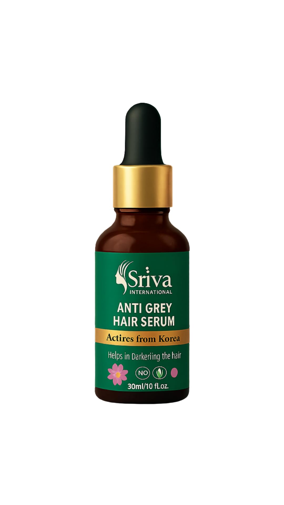 Anti Grey Hair Serum with Korean Actives, Natural Hair Darkening, 30ml, Paraben-Free Formula with Arcolys, Melanogrey, Bhringraj, Licorice Root Extract, Arabica Coffee Extract, Biotin, Amla Extract for Men, Women-image-12