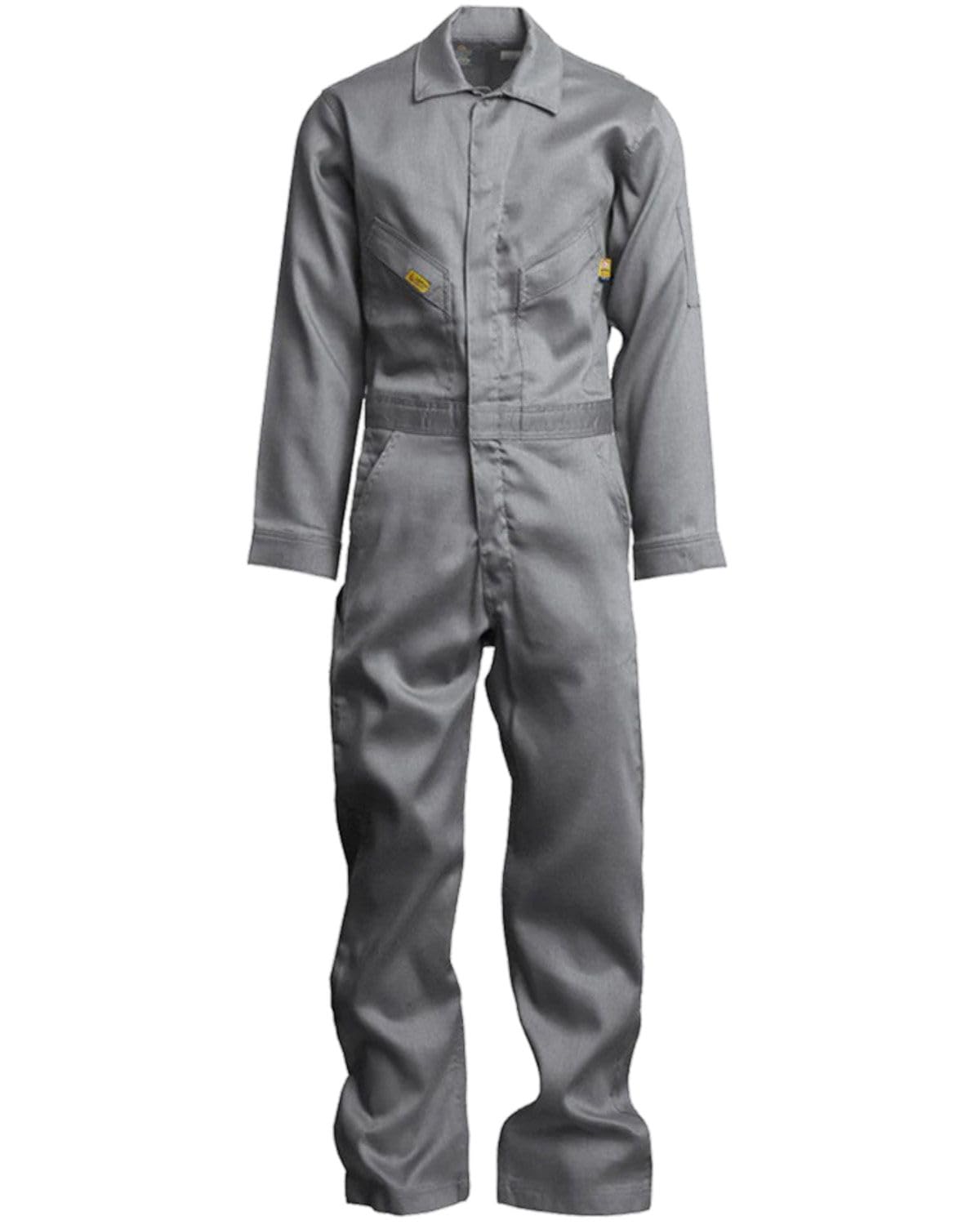 Lapco FR GOCD6GY-34 Overall 88/12, Baumwolle, Nylon, leicht, 52 Regular, grau, 1