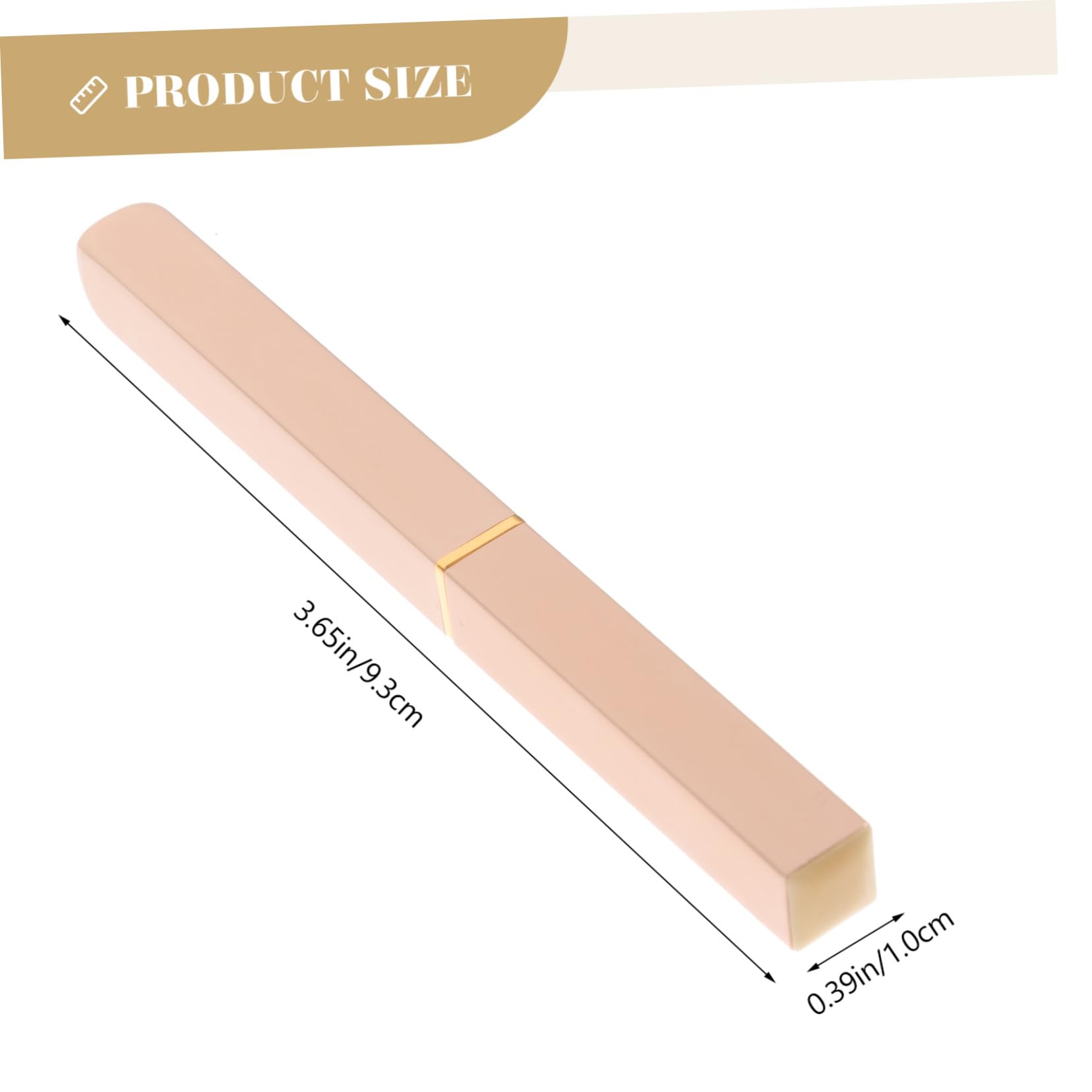 Mikinona Travel-friendly Telescopic Lip Brush 2 Piece Set Lip Brush Applicator Makeup Brush