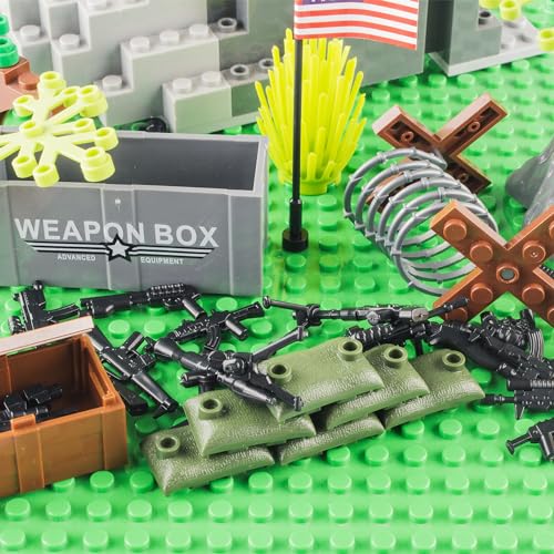Image of 54 Pcs Military U.S. Weapons Pack - U.S.-Vietnam War Toy Set - Compatible with Major Brands, 3 Years and Up