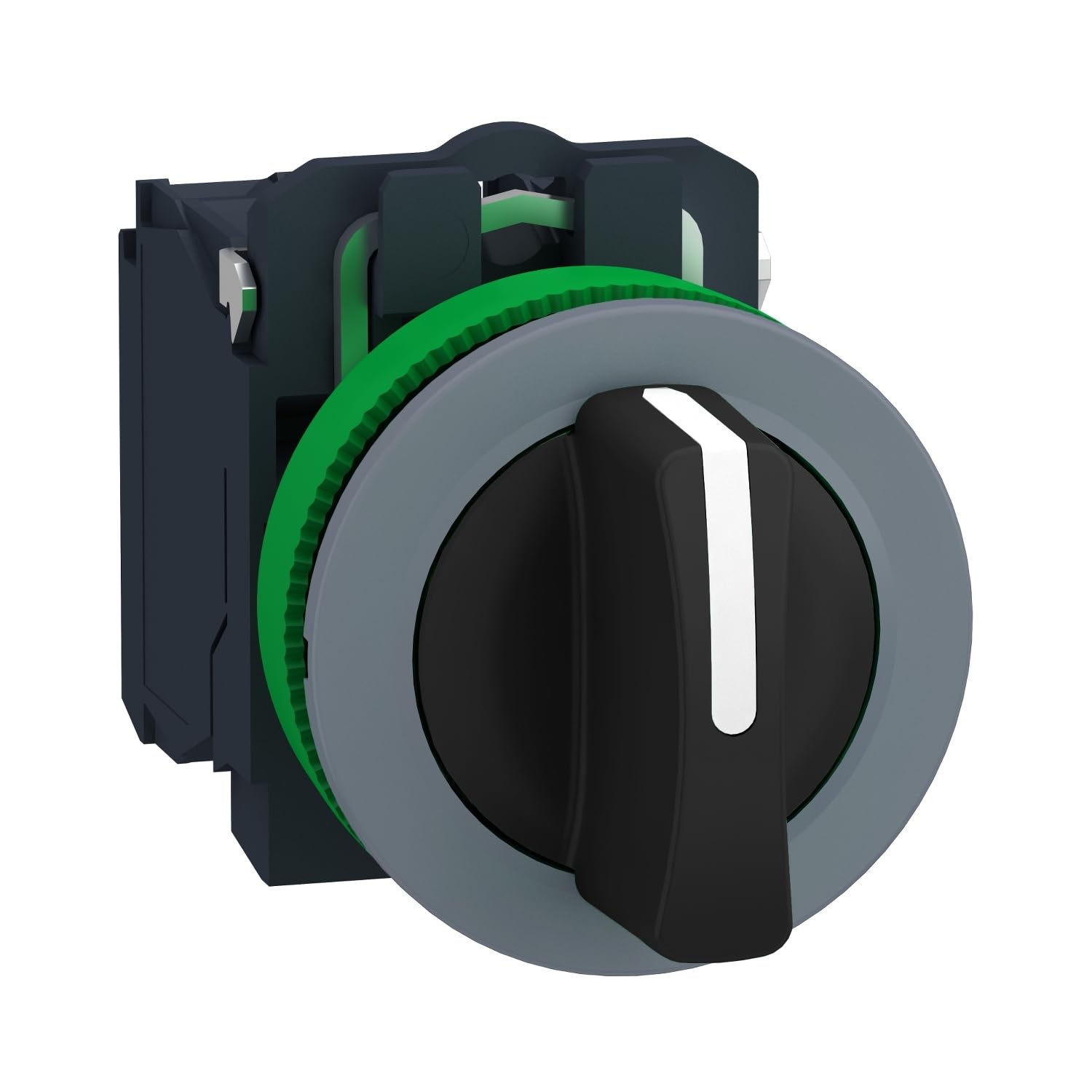 Commutateur SEL.FLUSH 3 POS.FIJAS 2NA rotatif triple position 2NO gris