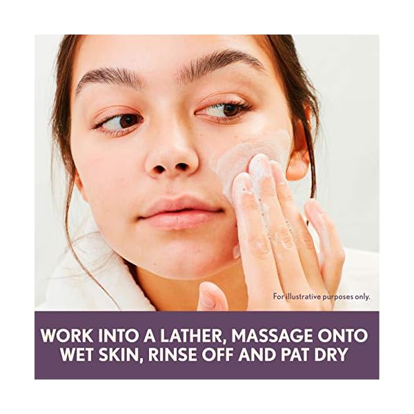 Aveeno Absolutely Ageless Nourishing Daily Facial Cleanser, Antioxidant-Rich Blackberry Extract, Non-Comedogenic Makeup-Removing Face Wash from Dermatologist-Recommended Brand, 5.2 fl. oz