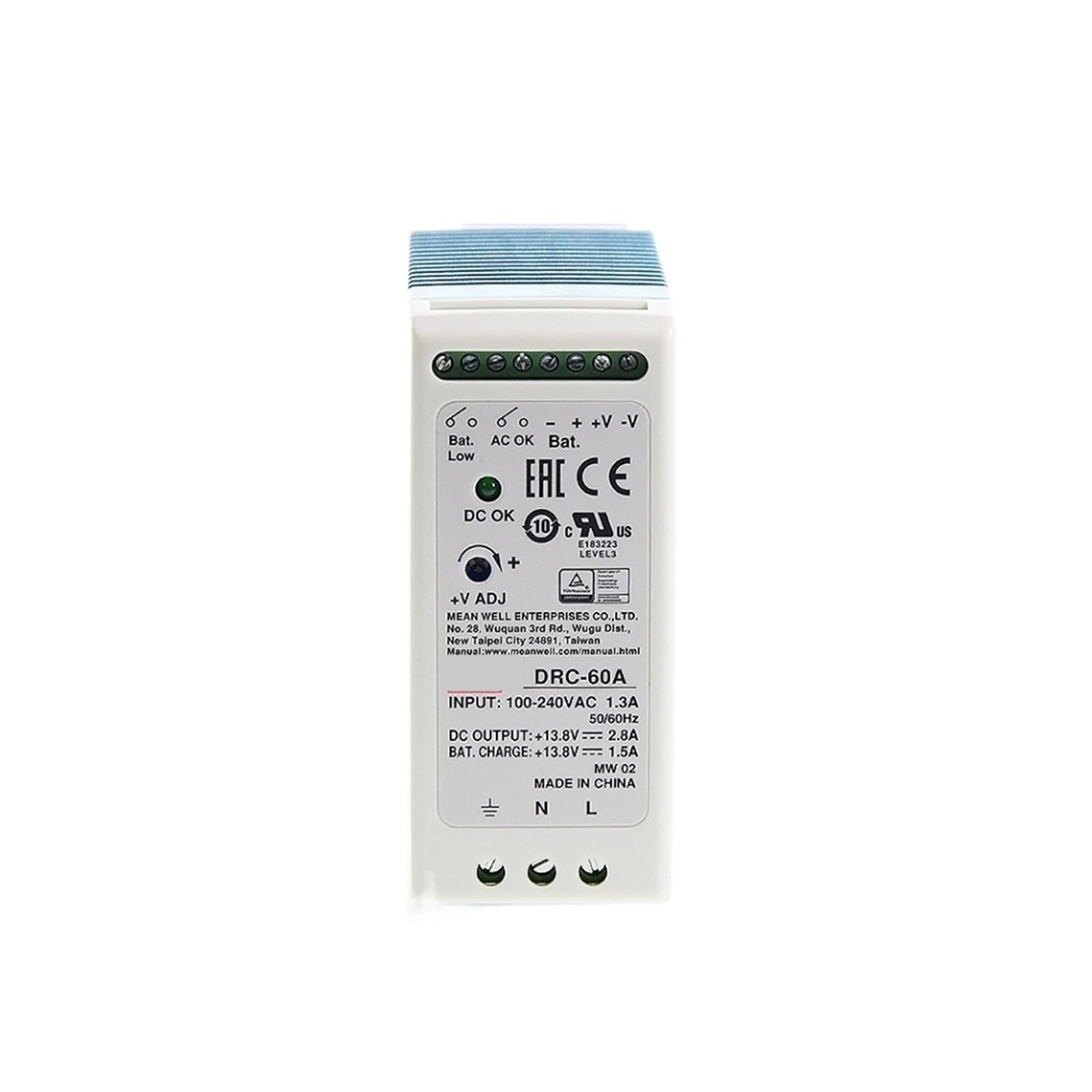 JGNAYRKJQI DRC-Series 60W 100W Rail Power Supply Single Output