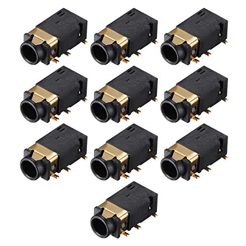 Conector de audio jack de 3,5 mm con pines resistentes para evitar cortes de sonido en PCB