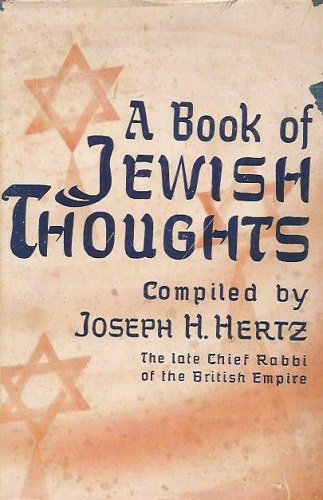 A Book of Jewish Thoughts B000IEHJHU Book Cover