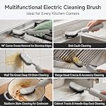 Reciprocating Electric Scrubber for Tile & Grout, Scrub Brush for Cleaning - Image 3
