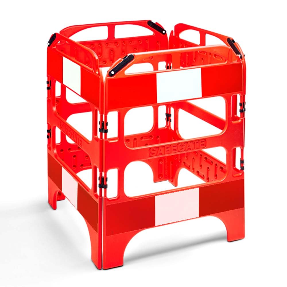 Draagbare reflecterende veiligheidsbarrière - 2,5 m opvouwbare