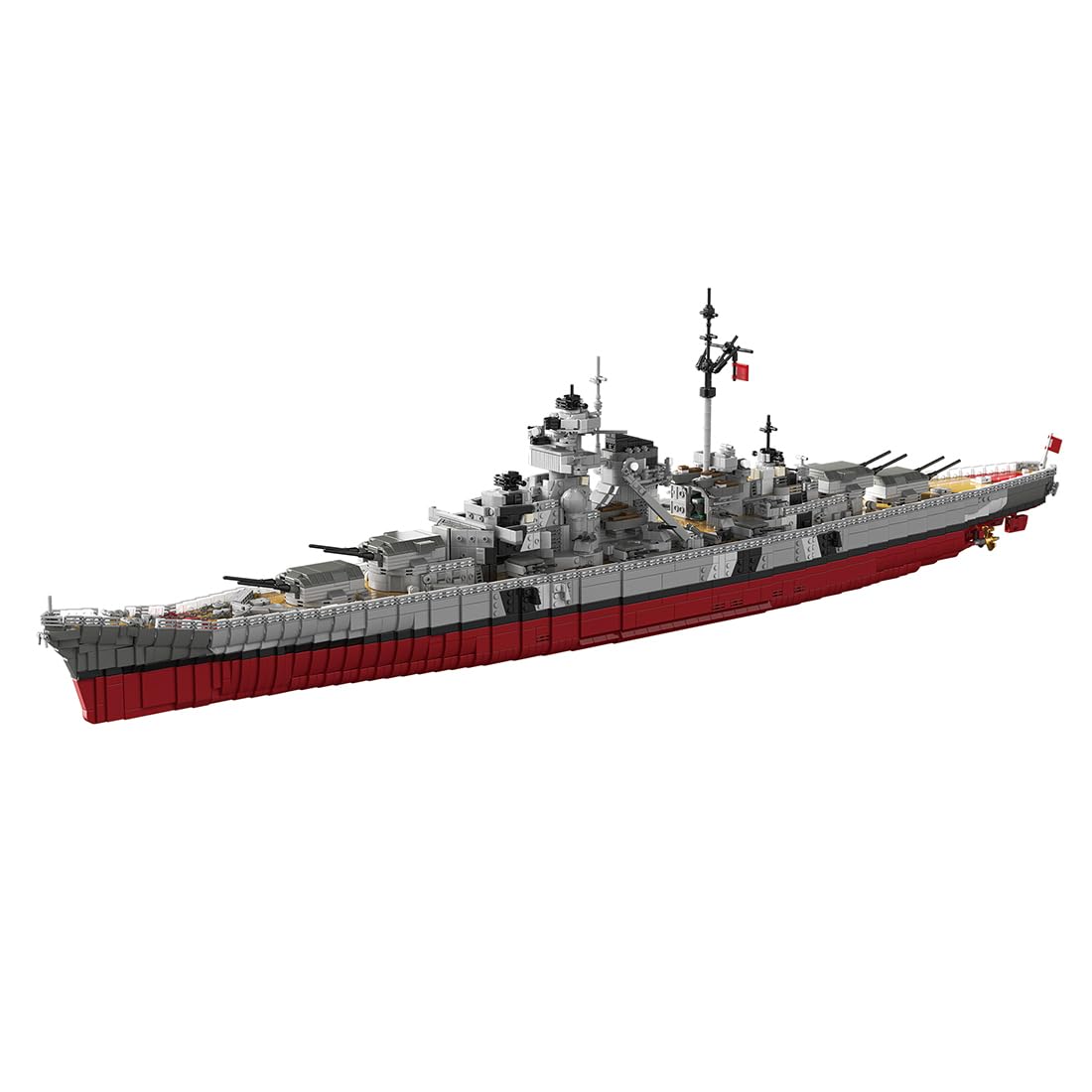 Kit Para Un Acorazado Modelo De Buque De Guerra De Gran Formato 6956Piezas