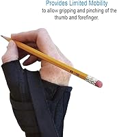 Vista 4 de Comfort Cool Thumb CMC Restriction Splint. Available in Thumb Brace Provides Support, Compression. Indications - Arthritis, Tendinitis