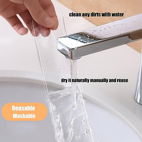 Oruiiju Double Sided Tape Heavy Duty Traceless Removable Reusable Washable - Multipurpose, transparent, 5M - Image 3