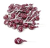 Red Raspberry Tootsie Pops Bulk Candy 50+ Count Lollipops Suckers Variety Value Pack Aprox. 2.25 lbs...