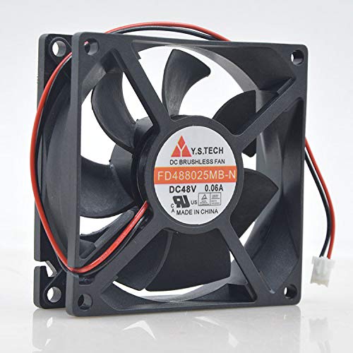 Y.S 8CM FD488025MB-N 48V 0.06A 8025 Ball Elevator Inverter Fan