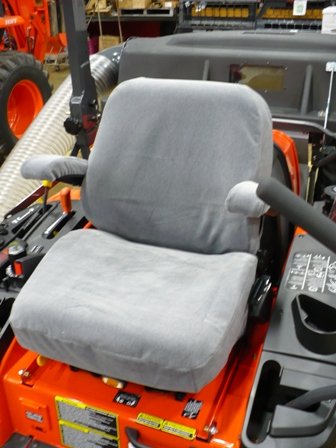 Durafit Seat Covers, KU08-V7 Exact FIT SEAT Cover for KUBOTA MOWERS. ZD321, ZD323, ZD326, ZD331, ZG327 in Comfortable Velour