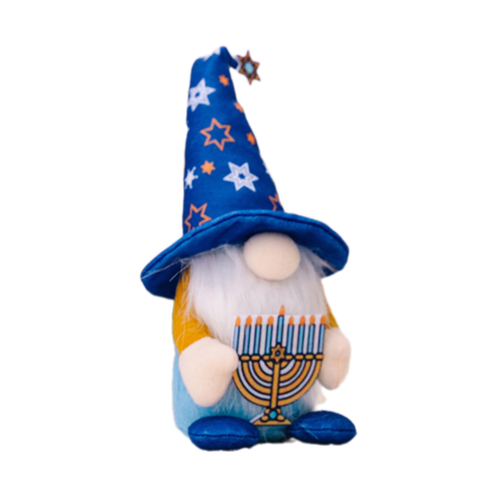 Kalttoy B Holiday Decorative Dolls Hanukkah Gnomes Figurine Plush Ornament For Seasonal Home Shelf Display Dwarf Dolls Plush Gnomes