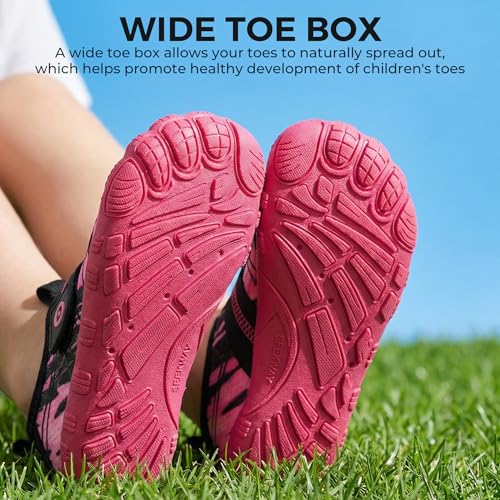 Image of SEEKWAY Barefoot Water Shoes for Kids - Wide Toe Box and Quick-Dry Sand Shoes Toddler for Hiking Swim Beach Pool Kayak Sport Accessories, Camping Essentials Must-Haves for Boys Girls Sizes