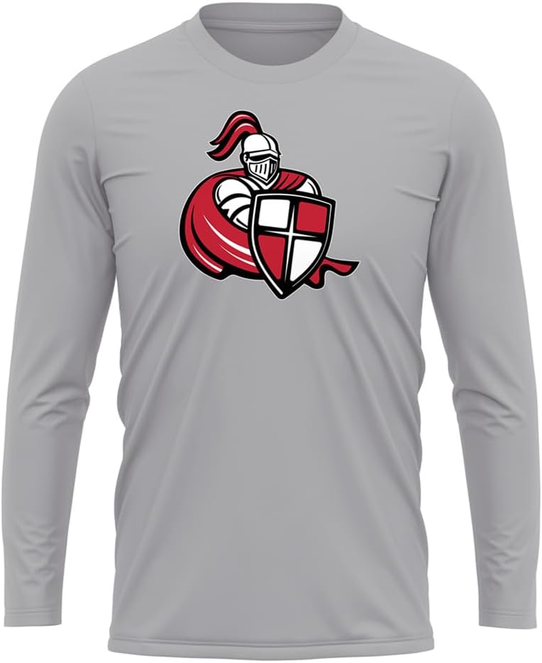 Official NCAA Collegiate Men's Sport Active Long Sleeve Shirt Primary Logo Athletic Heather Collection