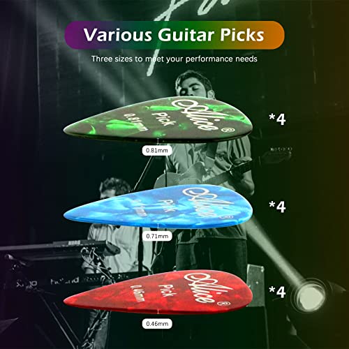 LTZGO Mediator pour Guitare, Lot de 12 Accessoires Guitare avec Boîte à Palettes en Métal, Plectre Guitare, Celluloïd… - Les Beatles, Paul McCartney, John Lennon, RIngo Starr, George Harrison LTZGO Mediator pour Guitare, Lot de 12 Accessoires Guitare avec Boîte à Palettes en Métal, Plectre Guitare, Celluloïd… – Image 4