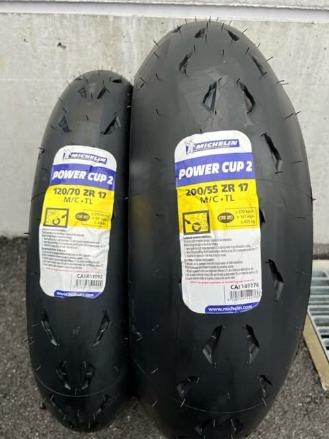 Amazon.co.jp: 2022年製ミシュラン パワー カップ 2 120/70 ZR17 200  