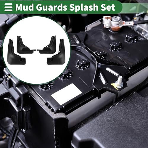 Image of Motoforti Mud Flaps Splash Guards Mud Guards for Buick Electra E4 2023-2024 W /Mount Accessories