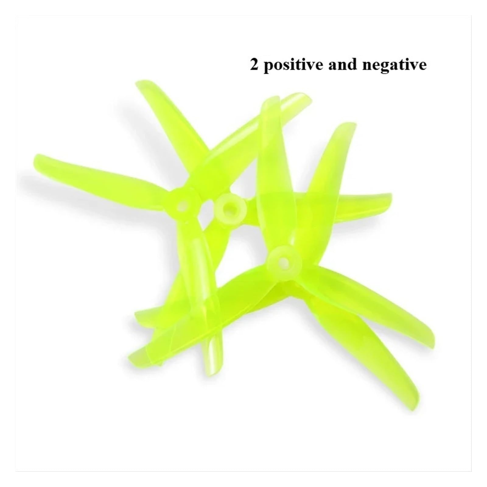 4 pary Nazgul 5140 5 cali 3-łopatkowe śmigło 5 mm otwór CW/CCW Tri-Blade PC Prop for FPV Racing Freestyle Drone 2207 2807 Silnik 5S 6S(2 pary F5 Yellow-)
