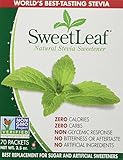 Wisdom Natural Brands - SweetLeaf Stevia Sweetener 70 packets 2.5oz(Pack of 2)
