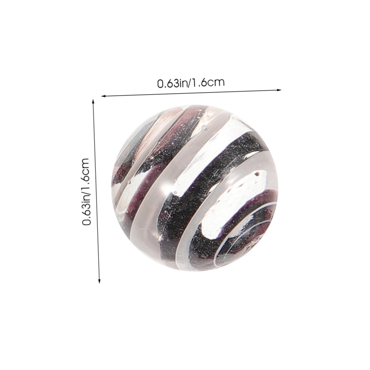 SUPVOX Marbles for Fish Tank Kids 20pcs Solid Glass Marbles Garden Decoration Beads Vase Fillers Floral Arrangements