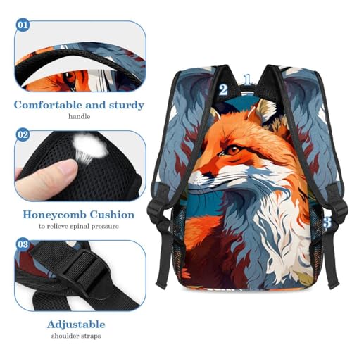 Sac à dos renard et fleur, le cadeau de rentrée idéal pour les adolescents