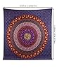RAJRANG Arazzo psichedelico - Rosa e blu - 229x274 cm - Arazzi Mandala grandi sospesi a parete - Lenzuolo copriletto King Size Art Décor Tapestry #4