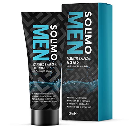 Marca Amazon - Solimo Men Limpiador facial carbón