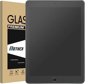 Mothca Matte Glass Screen Protector for iPad 9.7 Inch2018/2017 Model, 6th/5th Generation iPad Pro 9.7, iPad Air1/Air2 [NOT Privacy] Anti-Glare & Anti-Fingerprint Tempered Glass Film, Smooth as Silk