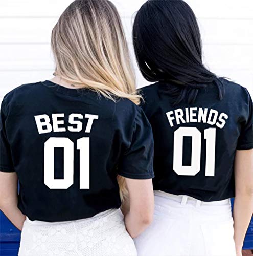 Soul Couple Matching Shirts for Best Friends T-Shirts BFF Shirts for 2 Girls Birthday Gift3