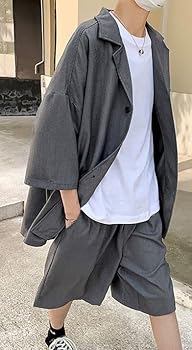 Amazon | [アスペルシオ] ストリート系 半袖短パン 上下セット ラフ