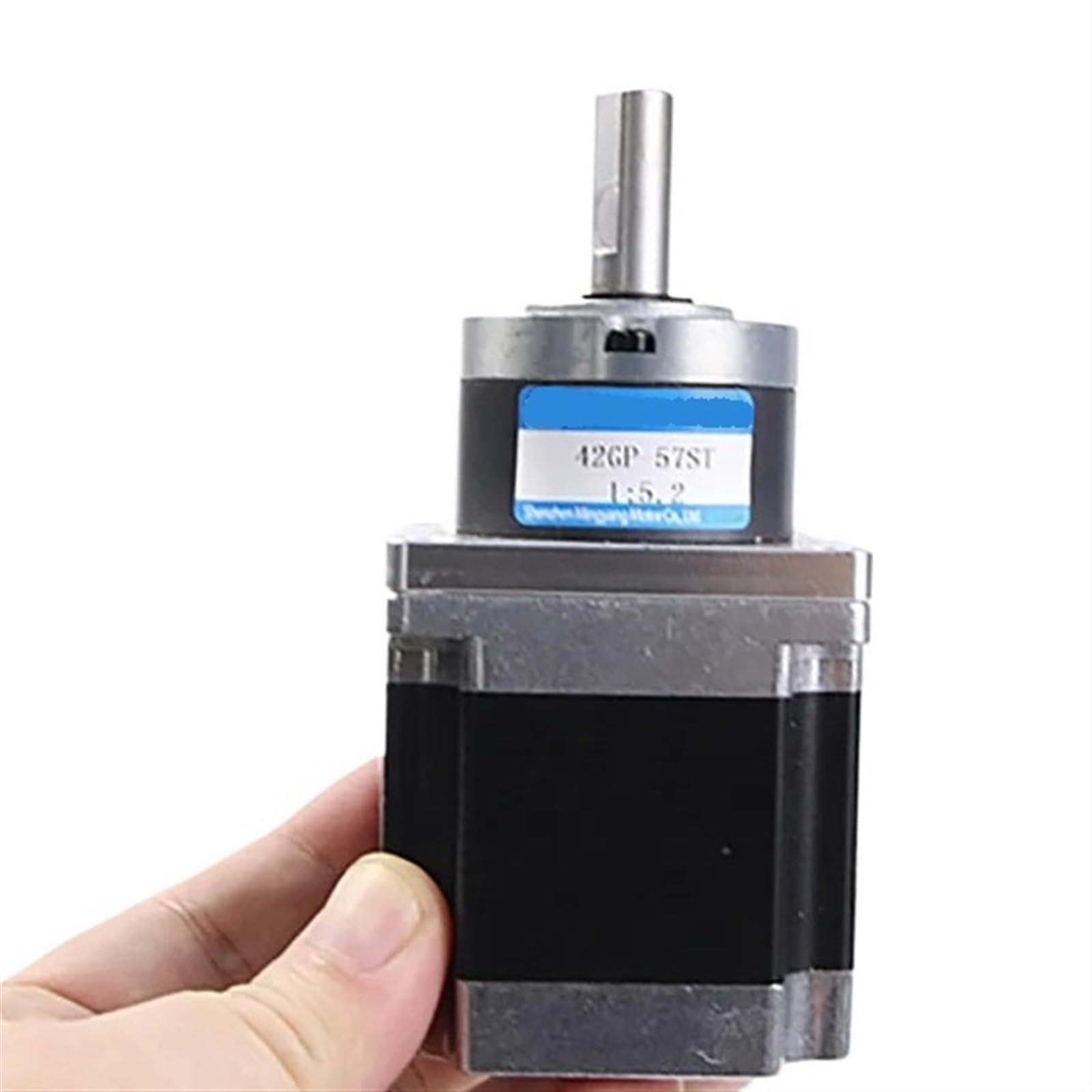 HYRBNSDLK Stepper Motor with Planetary Gearbox Worm Gear Reducer Large Torque DC 1.8 ° 57mm Hybrid 42GP-57ST(Only motor,Ratio 368 to 1)