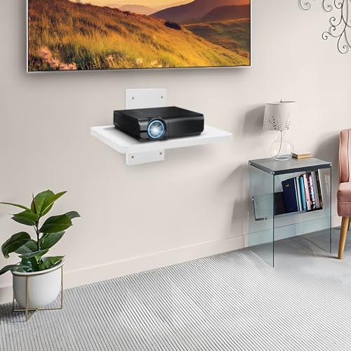 Soporte para proyector de madera maciza WT1 contra cables sueltos 4