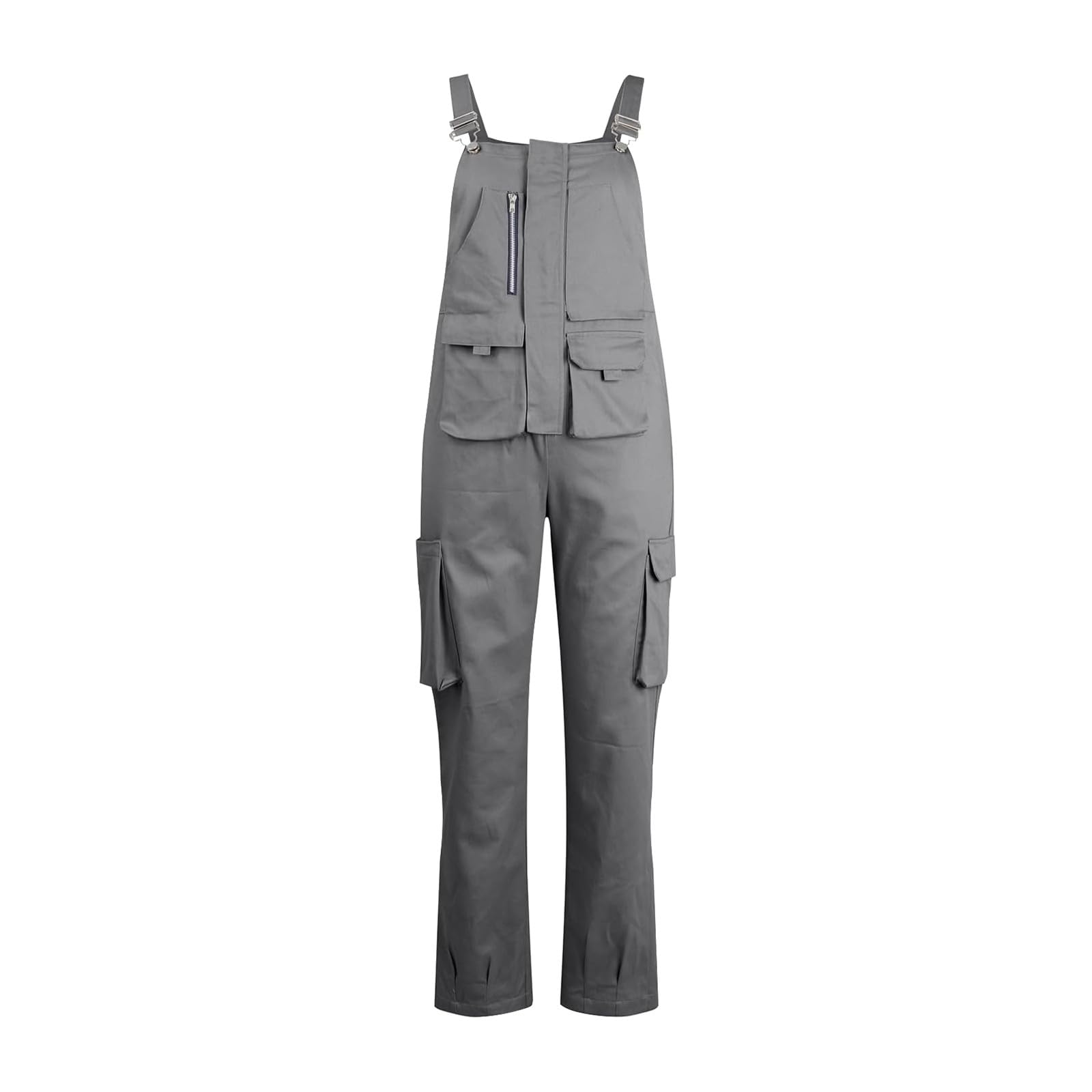 Peto para hombre vintage cargo peto con bolsillos y tirantes, pantalones de peto sueltos, cómodos pantalones de trabajo informales esenciales, pantalones de trabajo suaves, de verano, para jardín y