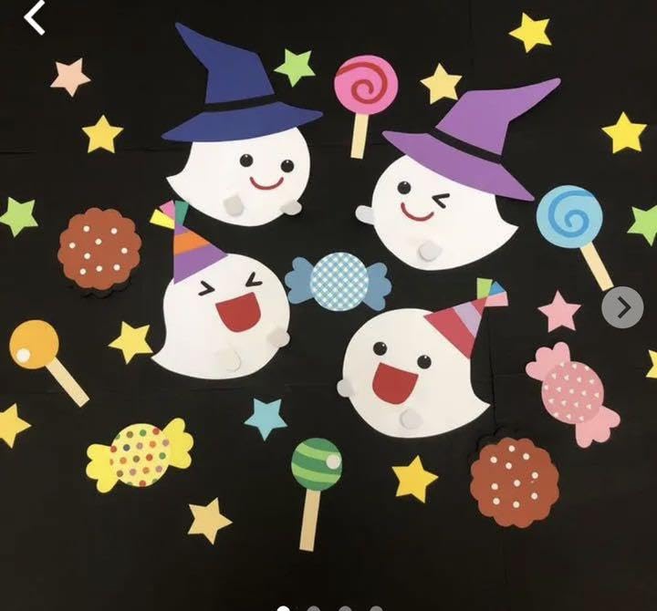 ハロウィン★おばけキャンディ 折り紙で作る「キャンディ」と「ハロウィンおばけ」の作り方を