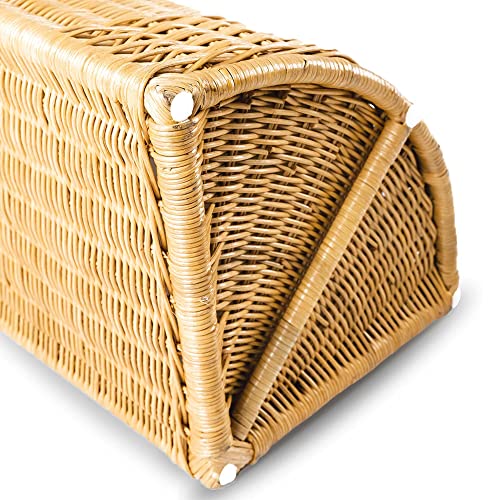 The-Basket-Lady-Corner-Wicker-Laundry-Hamper-15-in-L-x-15-in-W-x-28-in-H-Sandstone The Basket Lady Corner Wicker Laundry Hamper 15 in L x 15 in W x 28 in H Sandstone
