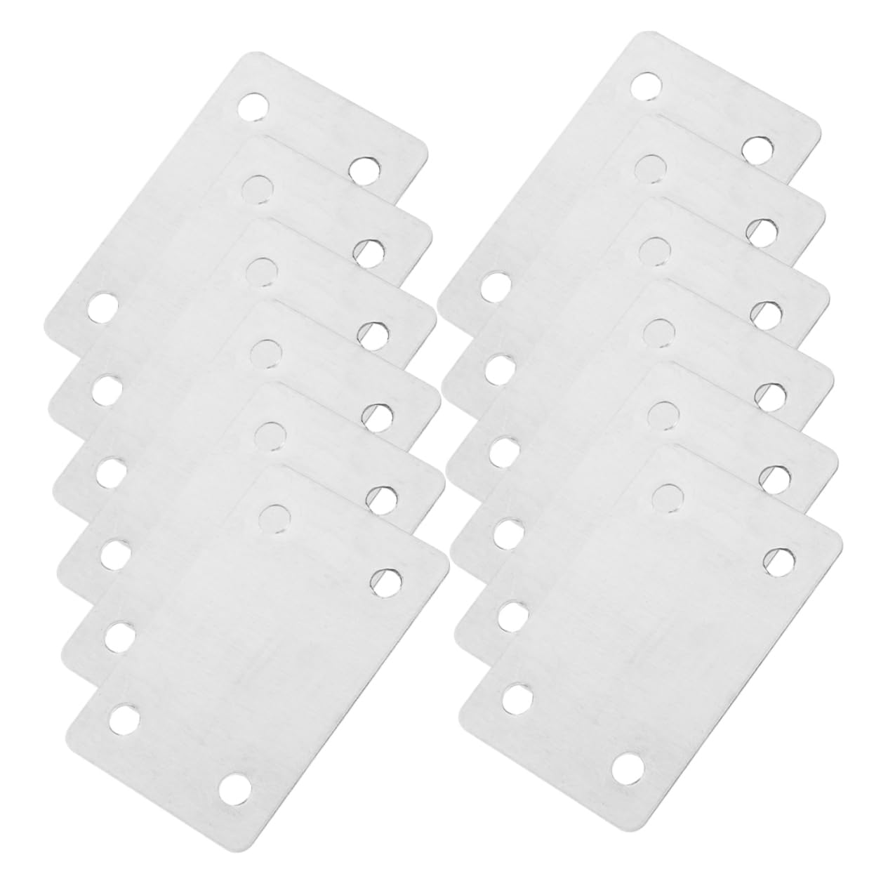 NAMOARLY Flat Metal Plates for Wood 30pcs Heavy Duty Brackets Fixing Brackets Mending Plate