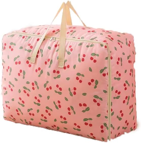 GRSTREE 84L Large Moving Storage Bag With Zips, Bags for Moving House -Bedding Underbed Storage Bag