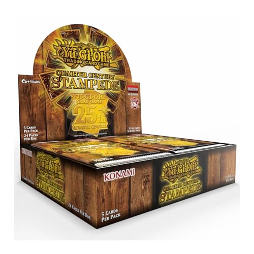 Konami Yugioh Quarter Century Stampede 1st Edition Booster Pack - 24 Packs