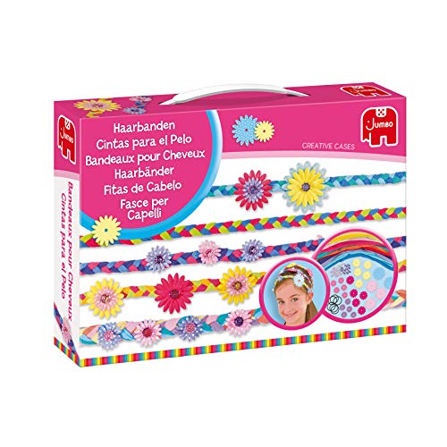 JUMBO- Bandeaux Kit créatif Mode Accessoires Cheveux pour Enfants dès 6 Ans, 70026 Cover