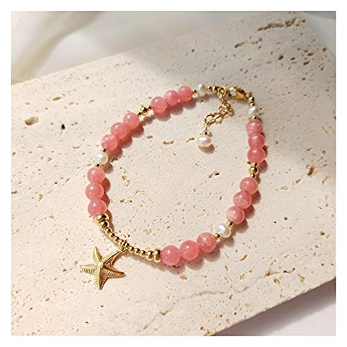 Bijoux cristal perles véritables et bracelet en pierre naturelle femme or 14k 3mm