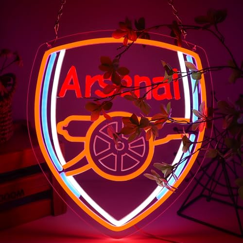 AHlove Football Team Neon Sign for Wall Decor，LED Neon Lights for Bedroom、Man Cave，Birthday、Christmas Gifts for Boys