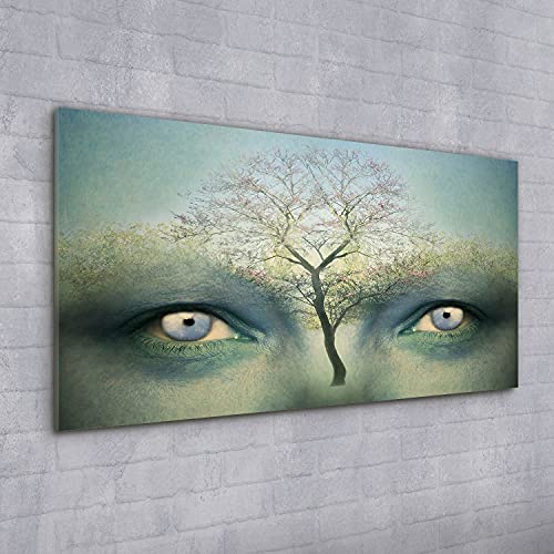 Tableau Acrylique 100x50cm Anti-Reflets Human Eye Solution Murs Vides Salon Moderne - 2