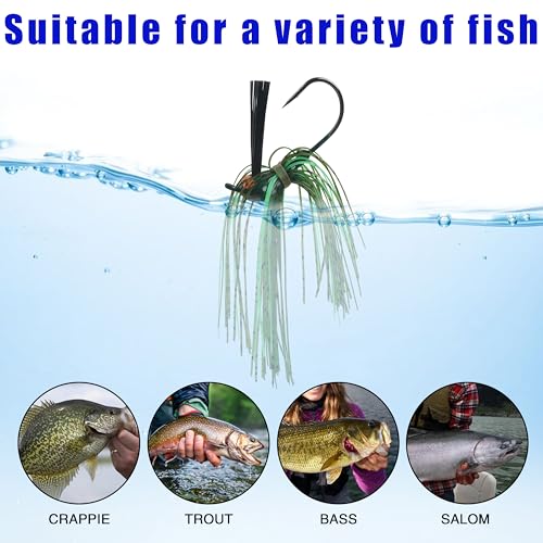 Leurre de pêche avec jupe silicone pour vos sessions matinales de bar - 5