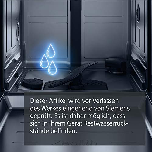 Siemens SN43ES14VE, iQ300 Smarter Geschirrspüler, Unterbau-Spülmaschine mit Besteckschublade, 60 cm, automatische Türöffnung dank autoOpen dry, besonders leise mit iQdrive-Motor, aquaStop, Edelstahl